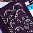 thumbnail image 4 of HURRISE 104Pcs Stainless Steel Straight Needles Circular Knitting Crochet Hook Weave Set, 4 of 7