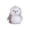 #A03-Brown, variant on 6 Inch Owl Plush Toy Cute Stuffed Animal Soft White Grey Pillow Kawaii Decor Gift for Kids Baby Nursery Bedroom Polyester
