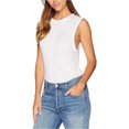 thumbnail image 1 of Free People Womens All The Time Bodysuit Jumpsuit, White, Medium, 1 of 3