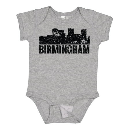 

Inktastic Birmingham Skyline Grunge Boys or Girls Baby Bodysuit