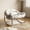 Off-white, variant on COZONY Outdoor Papasan Rocking Chair, Oversized Wicker Egg Chair with Cushion, Metal Frame Patio Lounge Chair for Balcony Backyard