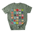 thumbnail image 2 of Teacher Apple T-Shirt, Retro Back to School Graphic, Cotton Tee, 2 of 4