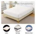 thumbnail image 5 of Diamond Grid Ultrasonic Waterproof Mattress Protector, Bed Bug Proof, Hypoallergenic - Twin Size, 5 of 8