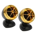 thumbnail image 3 of Car Loudspeaker, Dome Tweeters Clear Sound 1200W Reliable Universal High Efficiency  for Audio Systems Gold, 3 of 7