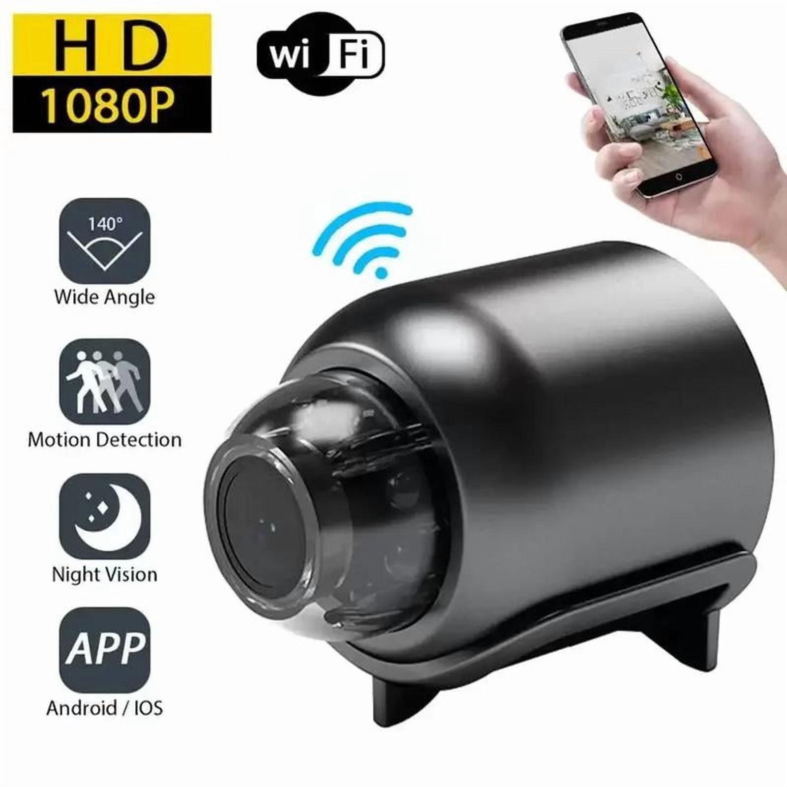 HD 1080P Mini WiFi Camera Indoor Home Security Wide Angle Small Cam X5 Remote Night Vision Motion Surveillance Micro Cameras Baby Monitor Wired Monitoring