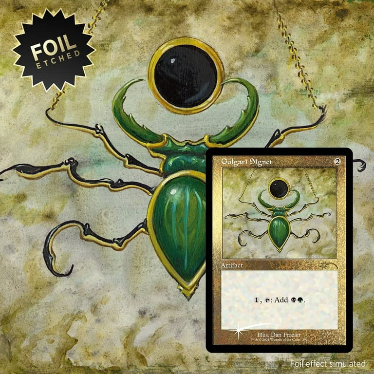 Magic TCG Secret Lair: Dan Frazier's Enemy Signets Foil Magic TCG Secret Lair: Dan Frazier's Enemy Signets Foil