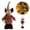 Bronze, variant on Christmas Doll Christmas Decoration Ornaments Window Tabletop Decor Doll Cute Adjustable Telescopic Xmas Party Decoration Supply