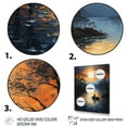thumbnail image 3 of Designart "Lake Silent Waters Painting II" Cottage Floater Framed Canvas Wall Art, 3 of 7