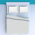thumbnail image 3 of 400TC Triple Embroidery Sateen Solid Cotton Sheet Set, 3 of 3
