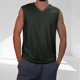 thumbnail image 1 of pstuiky Camisetas sin mangas para hombre, Camiseta informal de color liso sin mangas con cuello en V para hombre, interior moderno y moderno. Chaleco de hombre m, 1 of 6