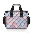 thumbnail image 7 of FORMRS Insulated Cooler Bag 24 Cans Capacity Soft Leakproof Lunch Box with Side Pockets, Pink Art Pattern, 7 of 7