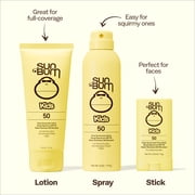 Sun Bum Kids Clear Sunscreen Face Stick, SPF 50, 0.53 oz