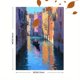 thumbnail image 3 of Qisvanset 12x16 Inch Lavender Field Sunset Oil Painting Canvas Print Wall Art, 3 of 5