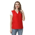 thumbnail image 1 of TOPTIE Unisex Essential Work Vest Supermarket Clerk Volunteer Vest-Red-M, 1 of 8