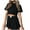 Black, variant on ZZwxWA Womens Two Piece Set Crew Neck Tshirt Tops and Shorts Elastic Waist Solid Color Athletic Sports Suits Workout