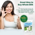 thumbnail image 5 of Z Natural Foods Premium Whole Milk Powder - Powdered Milk for Baking, Cooking, Drinks - Dry Milk Powder, Pasteurized, Non-GMO, Gluten-Free, Kosher-Certified, 1 lb, 5 of 8