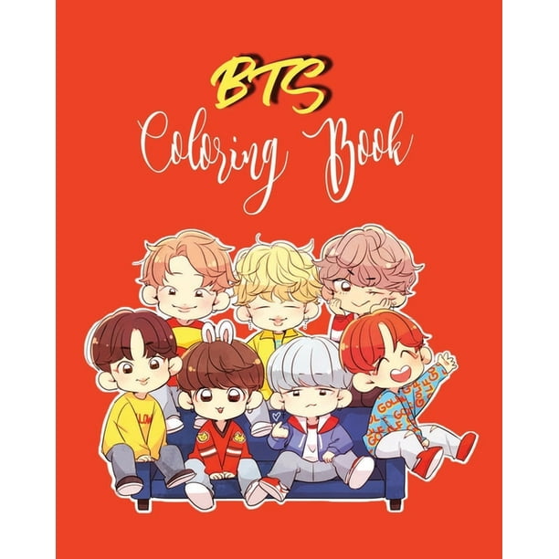 Download Bts Coloring Book For Stress Relief Happiness And Relaxation For Army Kpop Lovers Love Yourself Book