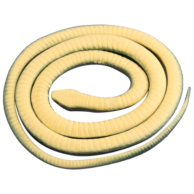 Juguete de Serpiente de Goma Suave de 130cm, Broma Divertida para Halloween, Burlarse de Amigos en Fiestas, Juguete de Broma Novedoso para Material de Goma Divertido