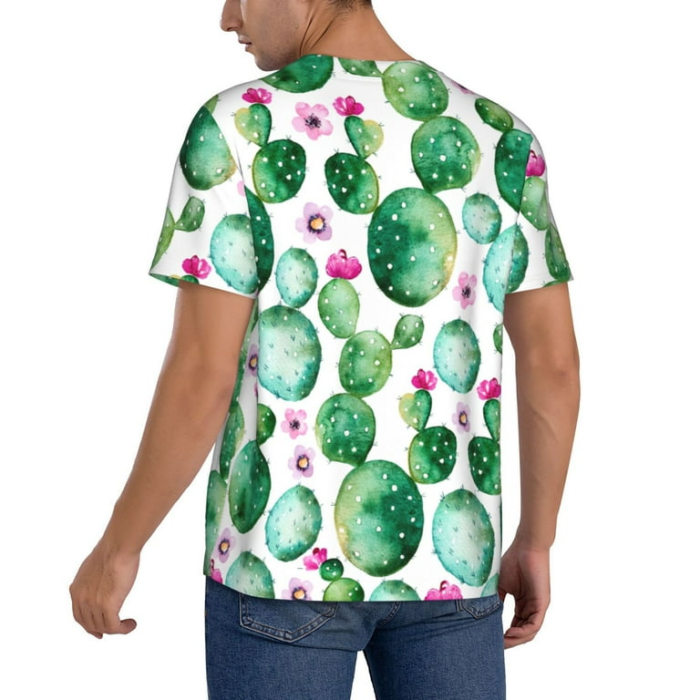 Balery Cactus Plants Baseball Jersey for Men Casual Button Down Shirts  Short Sleeve Active Team Sports Uniform-Small - Walmart.com