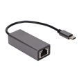 thumbnail image 2 of Adaptateur Ethernet USB C vers Ethernet RJ45 Gris Transmission Stable Type C pour MacBook Pro pour Galaxy S9/S8/ Note 9100 MB, 2 of 14