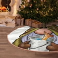 thumbnail image 5 of Disketp Fishing Gnome Fisherman Christmas Tree Skirt, Christmas Tree Decorations, Christmas Decor, Tree Mat Decoration(30-48IN)-36", 5 of 6