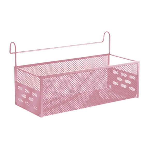 Multifunctional Hanging Storage Rack Metal Basket for Bedside Bunk Bed Dormitory and Office Use