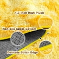 thumbnail image 4 of ASPILLOW Fluffy Area Rugs for Living Room, 4x6 Non Skid Shaggy Carpets for Bedroom, Dorms, Rooms, Home Decor,Tie-dye Yellow, 4 of 6