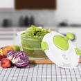 thumbnail image 3 of Centrifugadora de Lechuga, Escurridor de Lechuga Multifuncional, Centrifugadora para Ensalada Manual, Centrifuga de Verduras R&aacute;pido y F&aacute;cil, Secador de Lechuga y Verduras, Conten, 3 of 8