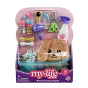My Life As Pet Grooming Play Set for 18-inch Dolls, 18 Pieces Included