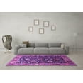 thumbnail image 3 of Ahgly Company Indoor Rectangle Oriental Purple Industrial Area Rugs, 4' x 6', 3 of 4