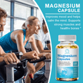 thumbnail image 7 of Magnesium Capsules 500 mg - Magnesium Supplement with Magnesium Glycinate - Natural Sleep Support-Supports Heart & Nervous System -10 Capsules, 7 of 7