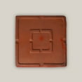 thumbnail image 4 of Square | Tropical Orange Ceramic Plant Saucer | High Fired Ecofriendly Clay - Sizes 8"-15" - FREE SHIPPING (11.5"W, TropicalOrange, HighFiredCeramicClay), 4 of 11