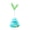 Green, variant on Cat Track Toy Tower - 6.7x16.9 Inch Multi-Level ABS Ball Roller with Wand for Feline Exercise & Mental Stimulation