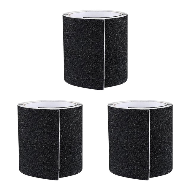 Protectores de Suela Bewildely PVC Autoadhesivo Tacones Altos Negro 10x200cm