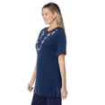 thumbnail image 3 of Woman Within Plus Size 7-Day Embroidered Pointelle Tunic, 3 of 6