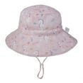 thumbnail image 1 of Sombrero de sol para bebé, playa de verano, protección solar UPF 50+, sombreros para bebé niño, sombreros para bebé niño, gorra para bebé niña, sombrero de cubo para niño, 1 of 5