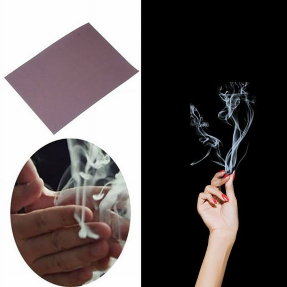 Saient Enjoy magic smoke from fingertips, magic tricks smoke paper, cool close-up magic tricks, smoky prank jokes, mysterious fun finger smoke, 5pcs