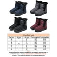 thumbnail image 2 of Captis Women's Waterproof Tarpaulin Cloth Anti-Slip Snow Boot, 2 of 2