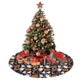 thumbnail image 5 of Christmas Tree Skirt 36" cute halloween (3) Xmas Tree Skirts Mat for New Year Holiday Christmas Party Decorations, 5 of 5