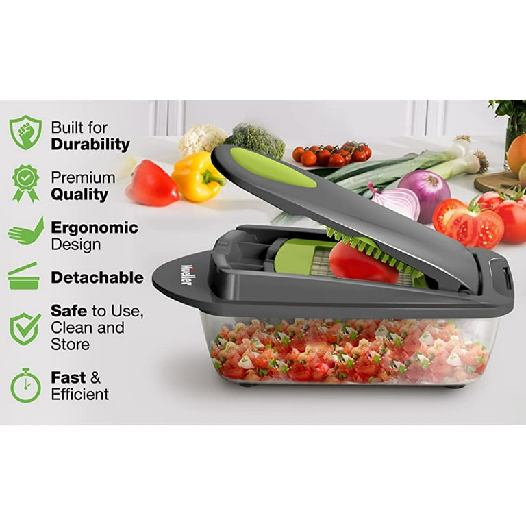 Mueller Pro-Series-10 in 1-8 blades for Vegetable Slicer Chopper