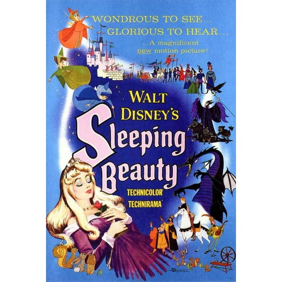 Sleeping Beauty Movie Poster Print (27 x 40) - Item # MOVEF7359