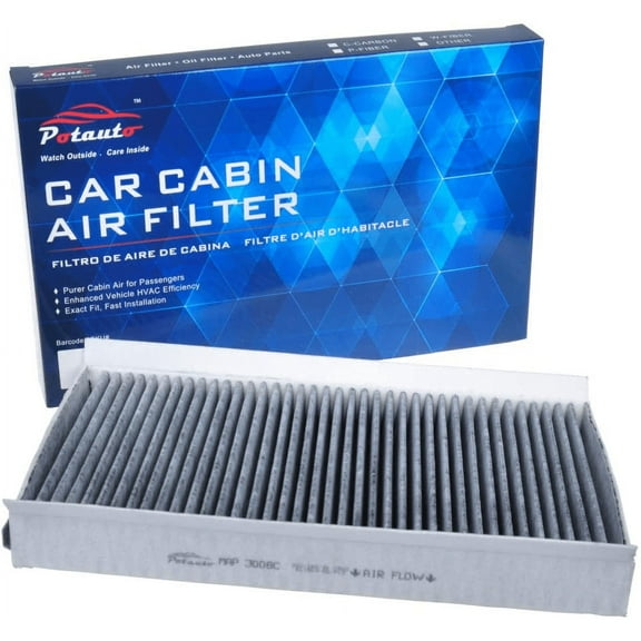 POTAUTO MAP 3008C (CF10103) Activated Carbon Car Cabin Air Filter Replacement for BMW 525I 525XI 528I XDRIVE 528XI 530I 530XI 535I GT XDRIVE 545I 550I 645CI 650I M5 M6