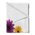 thumbnail image 2 of Gerber Daisy Soft Flannel Fleece Blanket, Simplistic Colorful Spring Flowers with Peduncles Graphic on Plain Background, Cozy Plush for Indoor and Outdoor Use, 50" x 60", Multicolor, by Ambesonne, 2 of 5