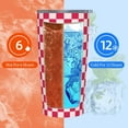 thumbnail image 6 of Pink Checkered Tumbler, Buffalo Plaid 20oz Stainless Steel Insulated Travel Tumbler,Travel Coffee Mug with Lid and Straw Cups Gifts for Women Men, 6 of 6