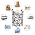thumbnail image 4 of Fuzoiu Bird Print Circular Hamper,Laundry Basket with Handle,Collapsible Laundry,Dirty Clothes Storage Basket,for Bedroom Bathroom Dorm Living Room-, 4 of 6