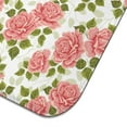 thumbnail image 4 of Microfibre Drying Mat for Kitchen Pink Rose with Green Leaf Dish Drying Drainer Mat Absorbent Pioneer Drying Mat Washing Up for Glass, Plate & Cup 16inch X 18inch, 4 of 7