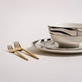 thumbnail image 7 of Ozarke Alpha Golden Black Plates Set, Fine Bone China (Set of 12), 7 of 7