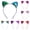 E, variant on 6 Pcs Carnival Glitter Cat Ears Headband Mardi Gras Headwear with Sequin Kitten Ears Shiny Sequin Hair Cute Party Hair Accessories Hairband for Adults Women Raves Festival Party(E)