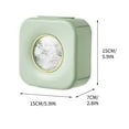 thumbnail image 3 of Plastic Wrap Cover Storage Box Household Perforation- Wall Hanging Extractor Multi-functional Shoe Cover Shower Plastic Wrap Storage Box, 3 of 9