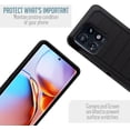 thumbnail image 3 of Compatible for Moto Motorola Edge 2023/Edge 40 Case with Clip Belt Holster, Heavy Duty Military Grade Drop Protective Case No Screen Protector (Pro Black), 3 of 5